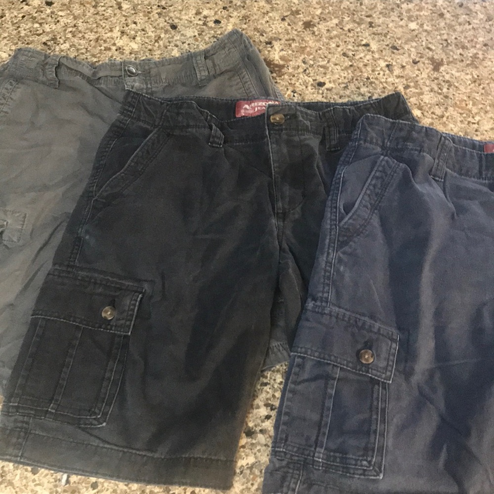 3 pair of Boys Arizona Cargo Shorts